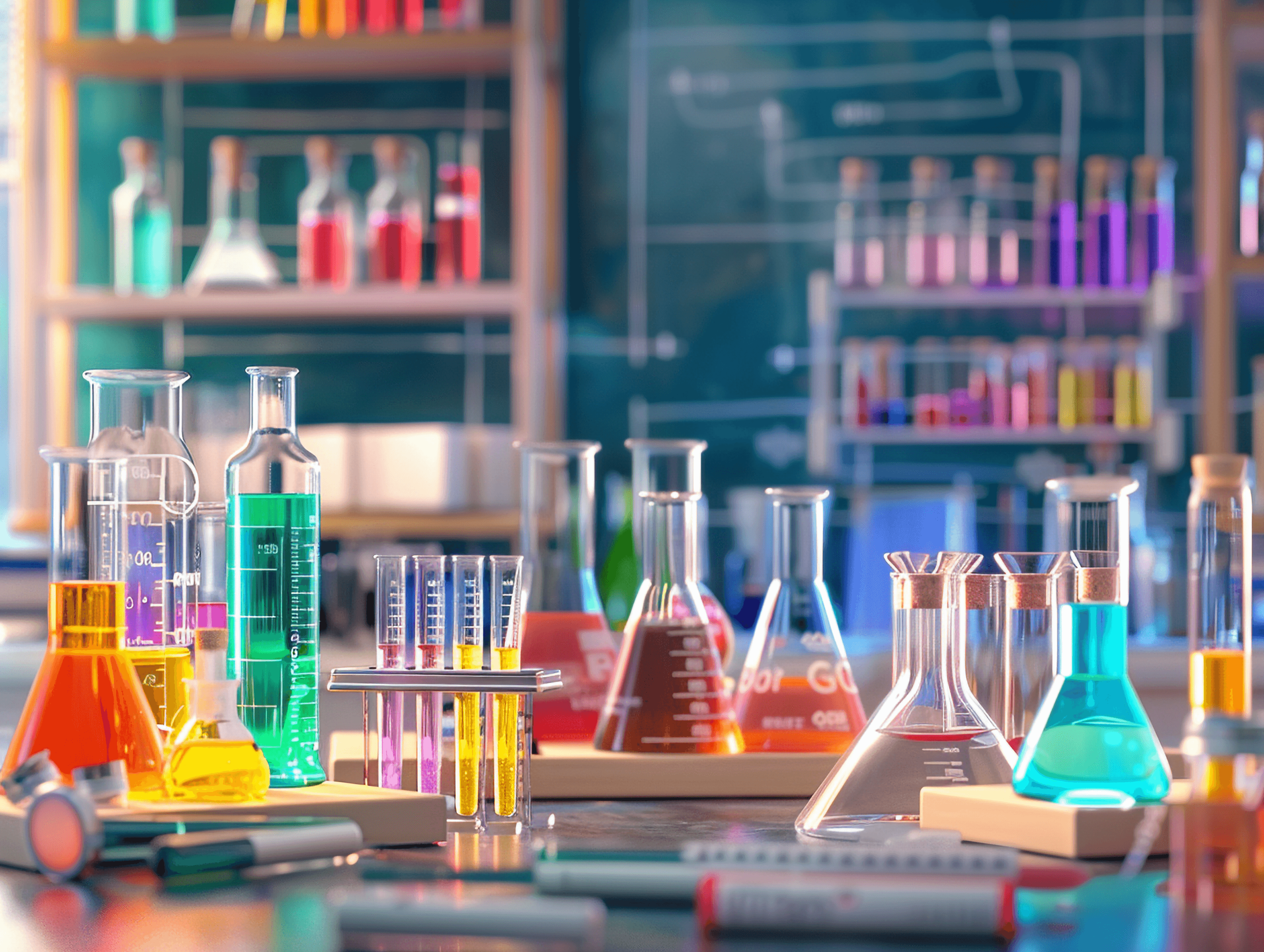 Swimming pool cleaning chemicals